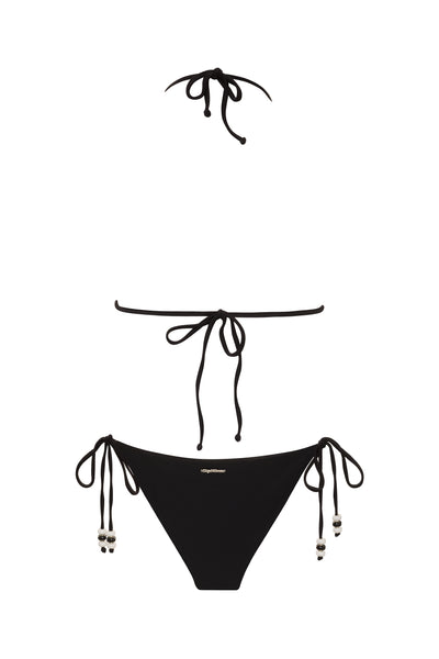 LYCASTE TOP & BOTTOM BLACK BIKINI