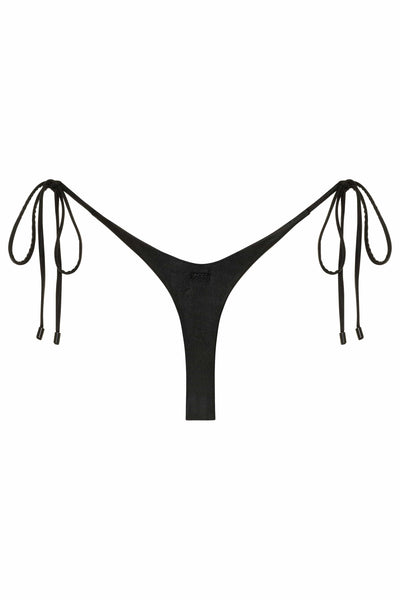 black-shimmer / XS Mariposa Bottom Thong NIKOZA