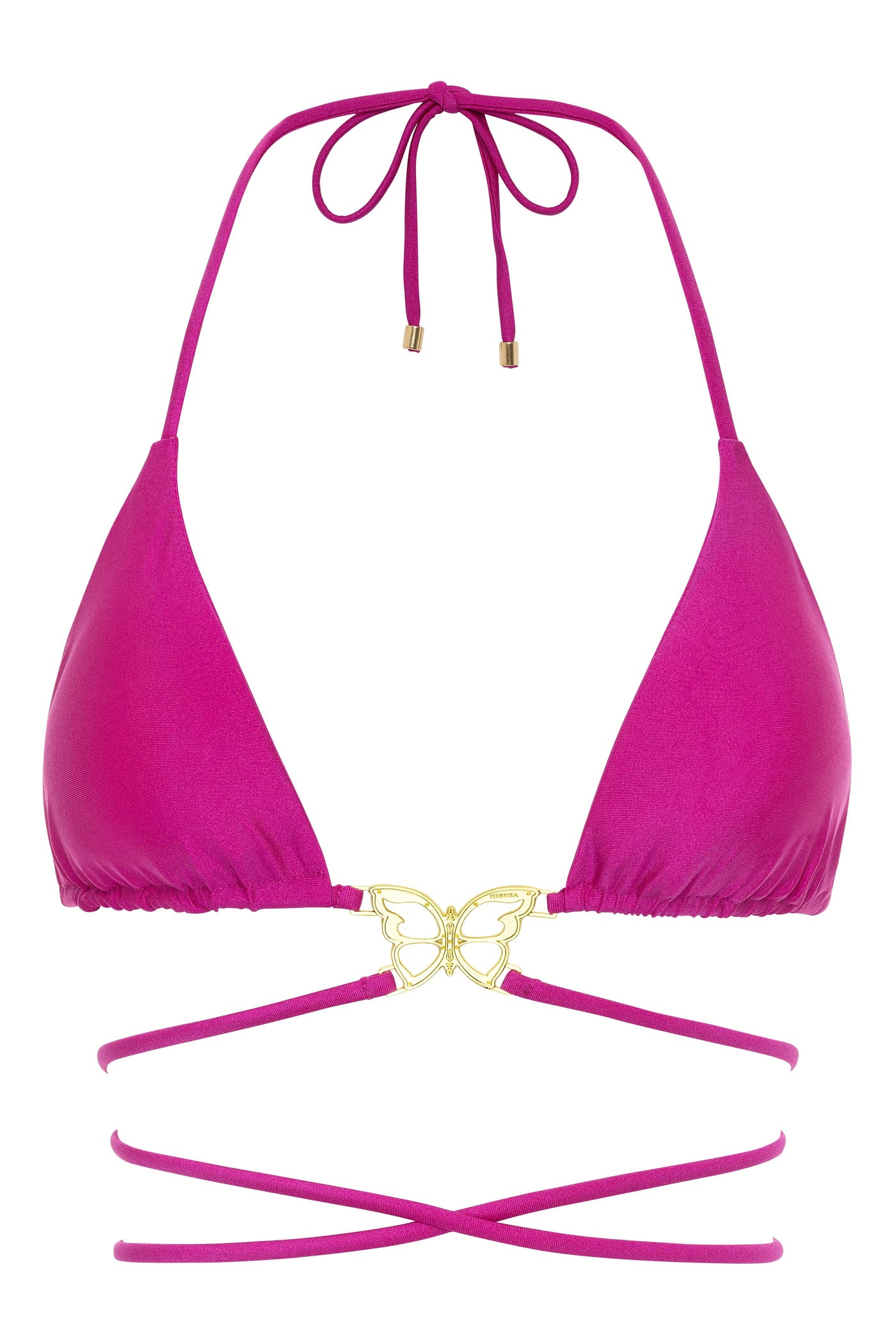 Fuchsia / S Mariposa Top in black-shimmer NIKOZA